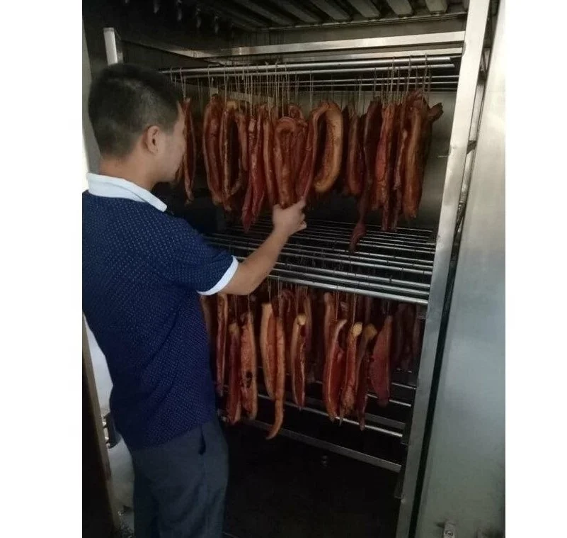 
CE APPROVED fish meat sausage smoke machine for sale 