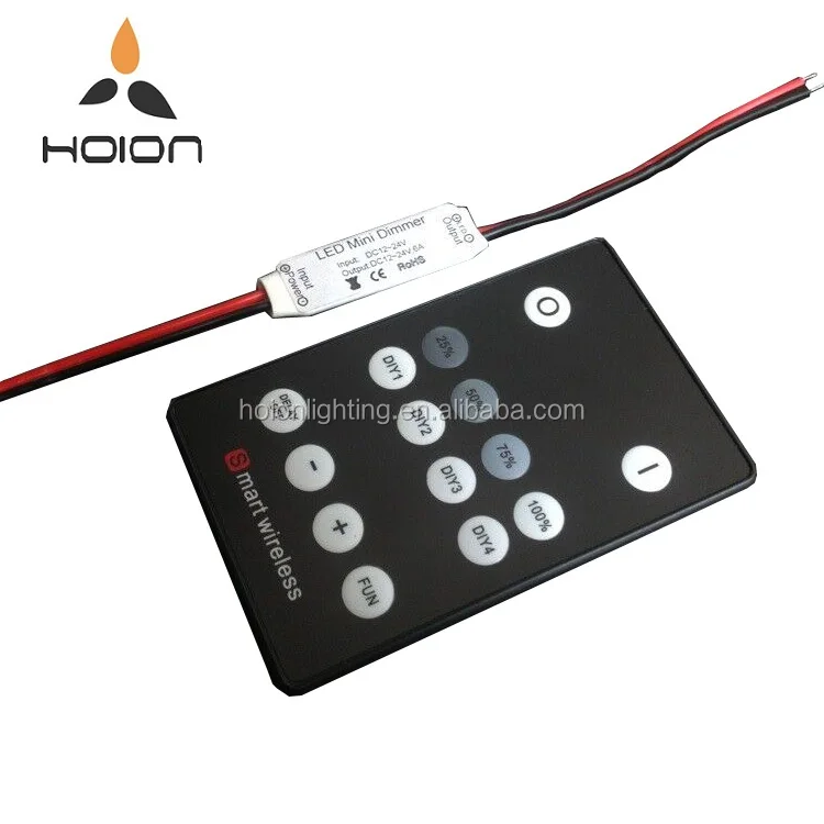 12v 24v rotary small inline led dimmer single color mini led dimmer 3 years warranty