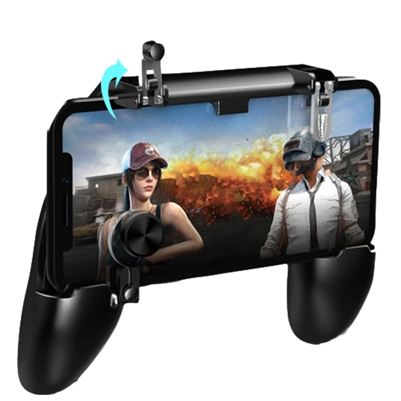 W11+ for  PUGB Mobile Game Controller Free Fire forPUBG Mobile Joystick Gamepad L1 R1 Button for iPhone Gaming Pad Android