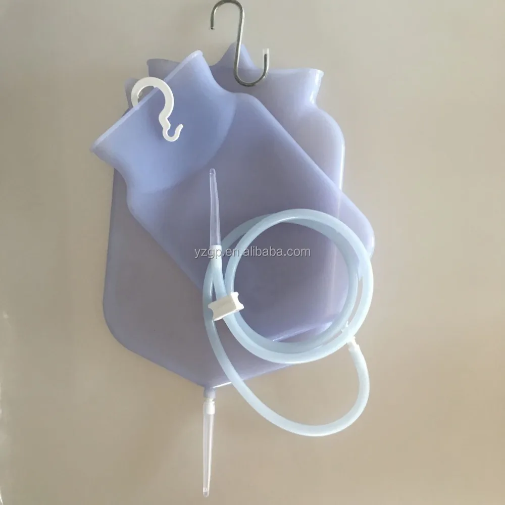 Reusable Silocone Enema Bag Enema Kit Clean Bag