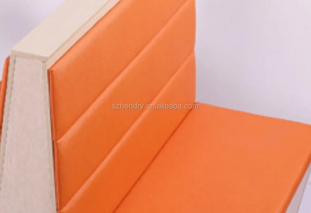 Hendry High Quality Booth Fast Food Restaurant Furniture Set Restaurant Booth Leather Booth Seating
