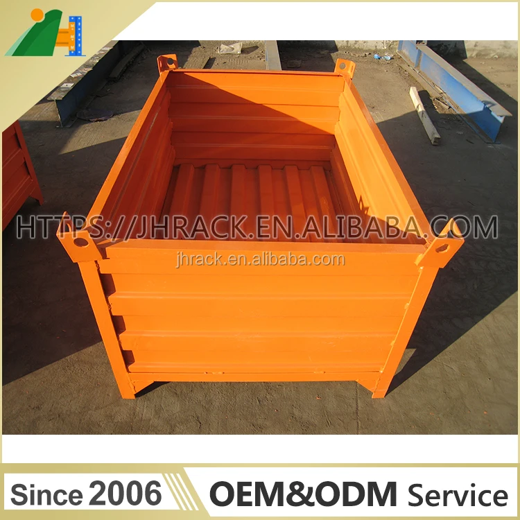Heavy Duty Box Pallet Steel Container for Truck Warehouse