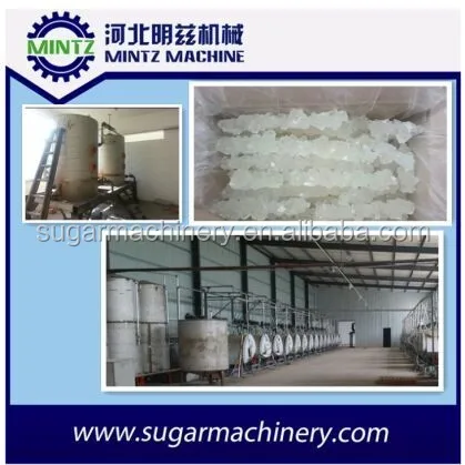 
white sugar or sysup crystallized rock sugar machinery with high yield ratio 