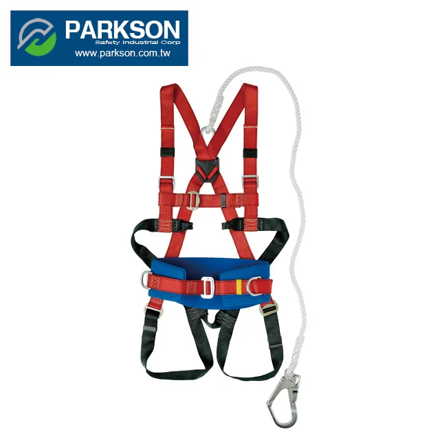 PARKSON SAFETY Taiwan Safety Harness Full Body Construction Industrial Tree Climbing Lanyard
