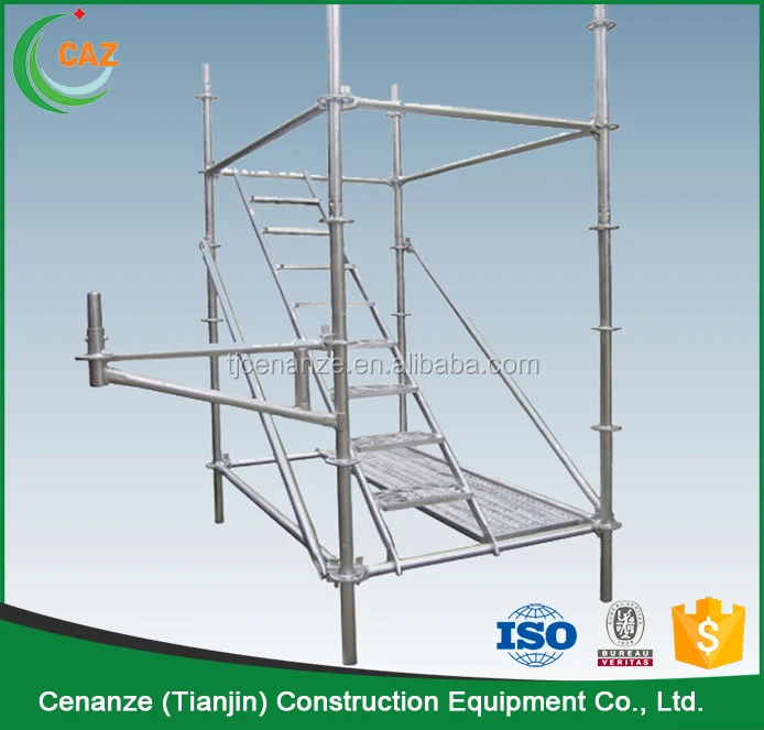 
European Standard Construction Ringlock System Facade Lahyer Scaffolding for Sale 