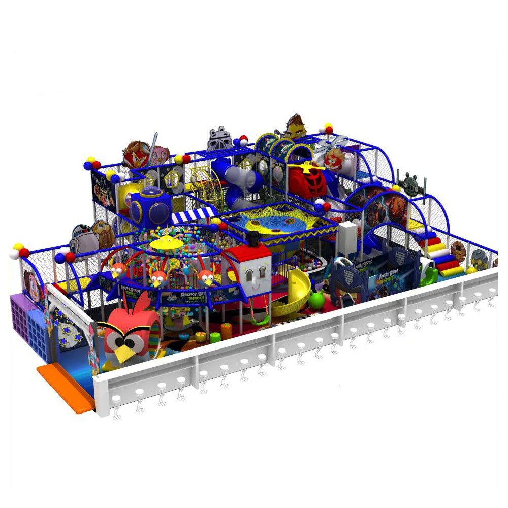 Baihe Naughty Castle Children Games Indoor Soft Playground Equipment