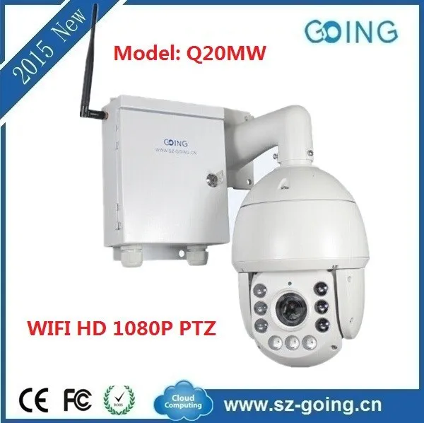Внешняя беспроводная wi-fi 1080 P 2-мегапиксельная ptz ip камеры видеонаблюдения с карты памяти