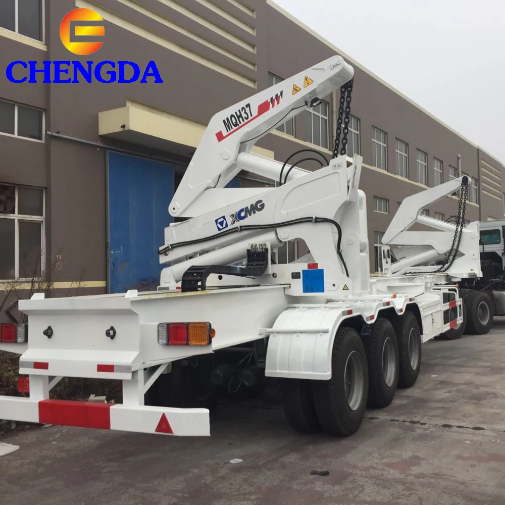 Tri-axle side lifter container side loader trailer for 20 ft 40ft container