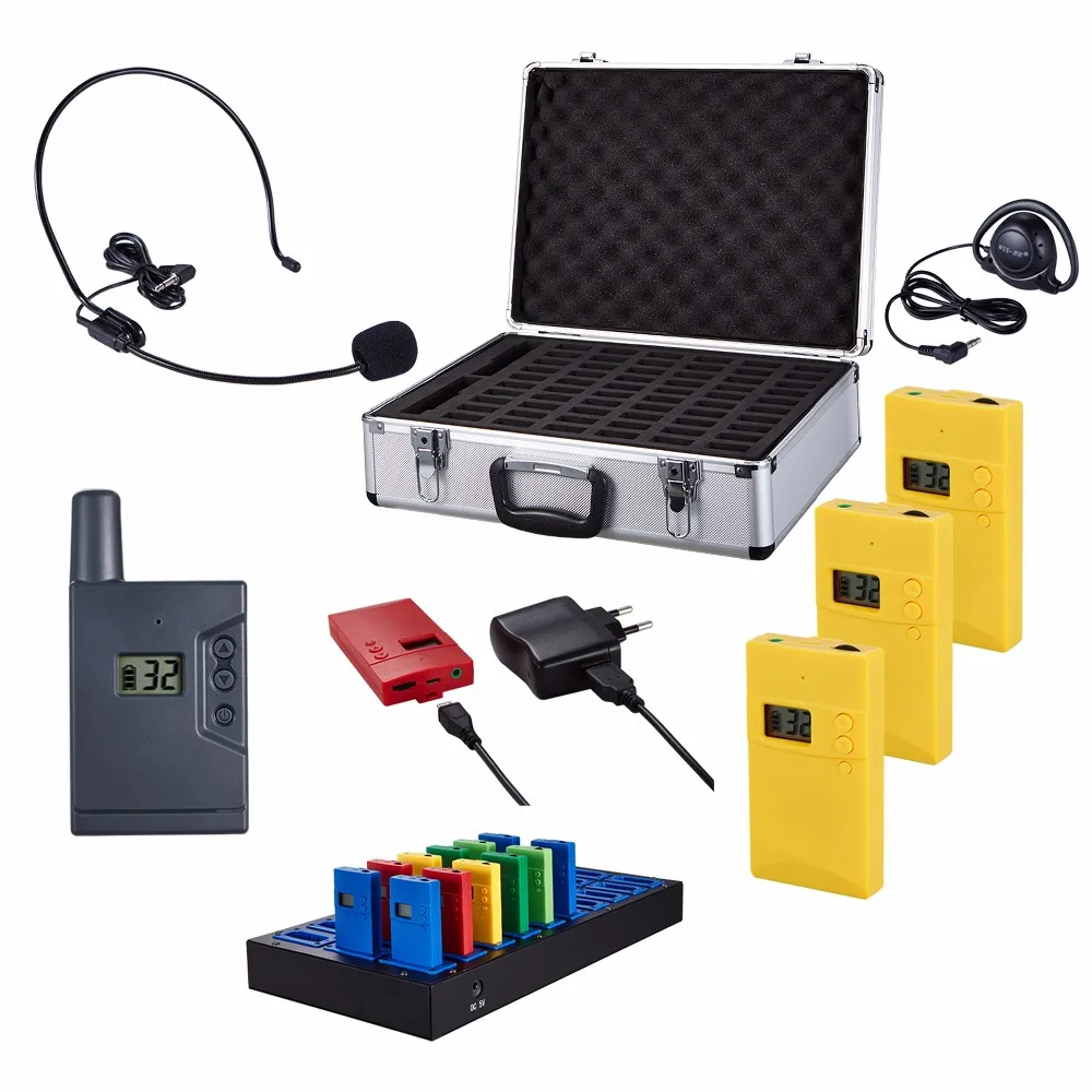 wireless tour guide system simultaneous interpretation device Multi-language translation system