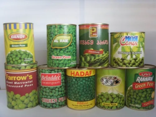 
Agriculture Food fresh canned green peas 184g 
