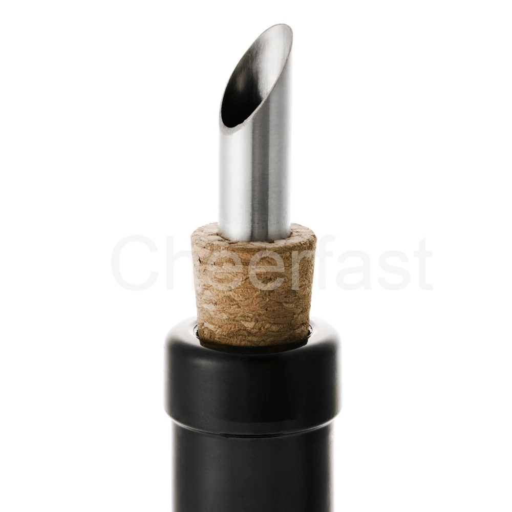 Great Wine Liquor Bottle Cork Stopper Oil Spout Liquor Pourers Stainless Steel Red Winr Bottle Cork Wine Pourer And Stopper