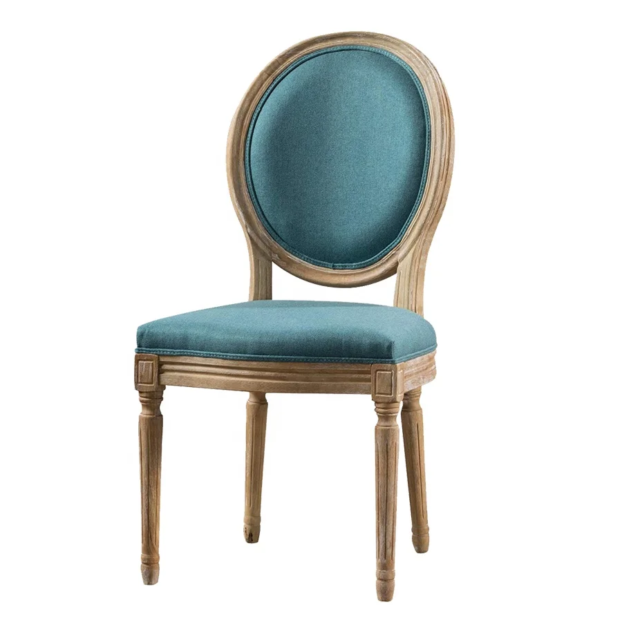 
Low price French Antique Style Round Back Wooden Dining Room Louis Xv Chair 