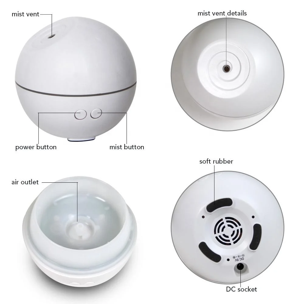 Outstanding new arrival Professional Manufacturer Essentia Oil Aroma Diffuser mini ball art design aroma diffuser