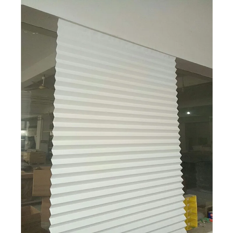 Plisse paper temporary blind, Adhesive easy fix pleated blinds