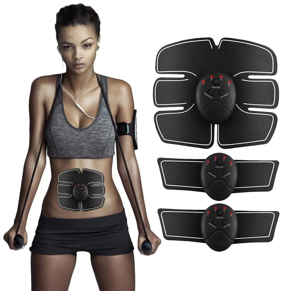 EMS Electric Pulse Treatment Massager Abdominal Compex Muscle Trainer Wireless Sports Muscle Stimulator Fitness Massage