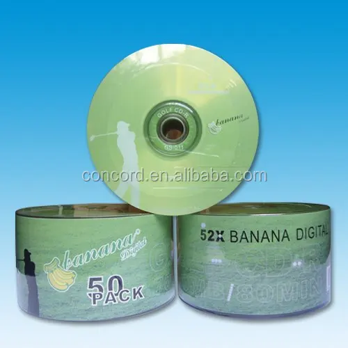 Made in china Banana Blank CD-R disk printable