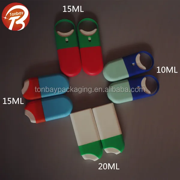 15ml PP credit card hand sanitizer side spray bottle