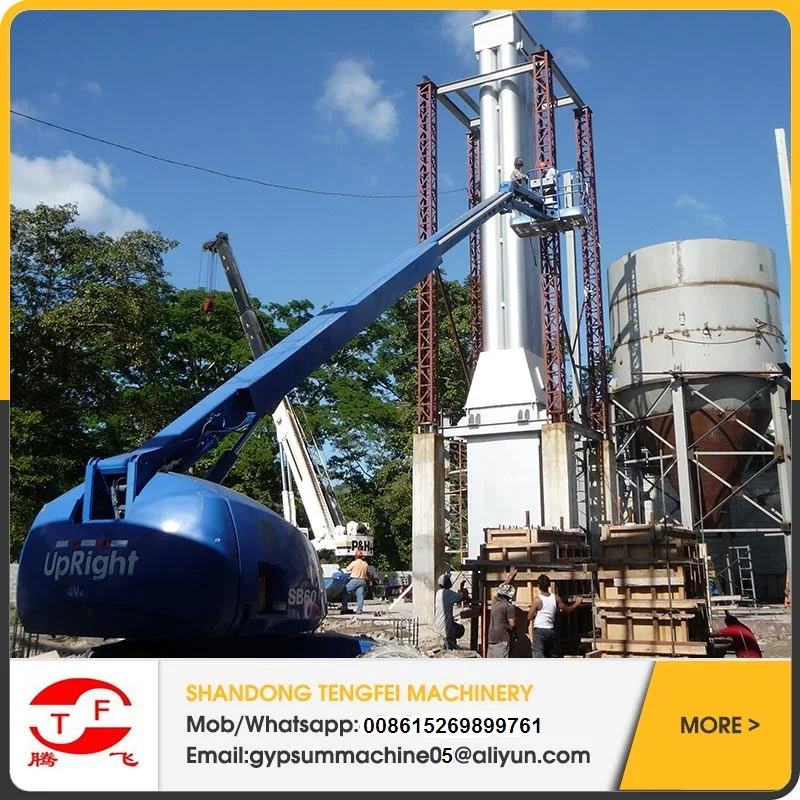 new automatic making gypsum powder equipment plant, best solution, Boiling furnace machine, reasonable price ISO BV Certificate