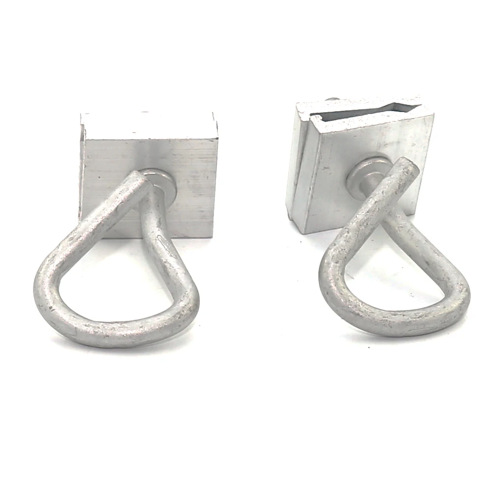 Wholesale Drop Wire Aluminium Q type hook Span Clamp for Power and Fiber Optic ADSS Cable Clamp