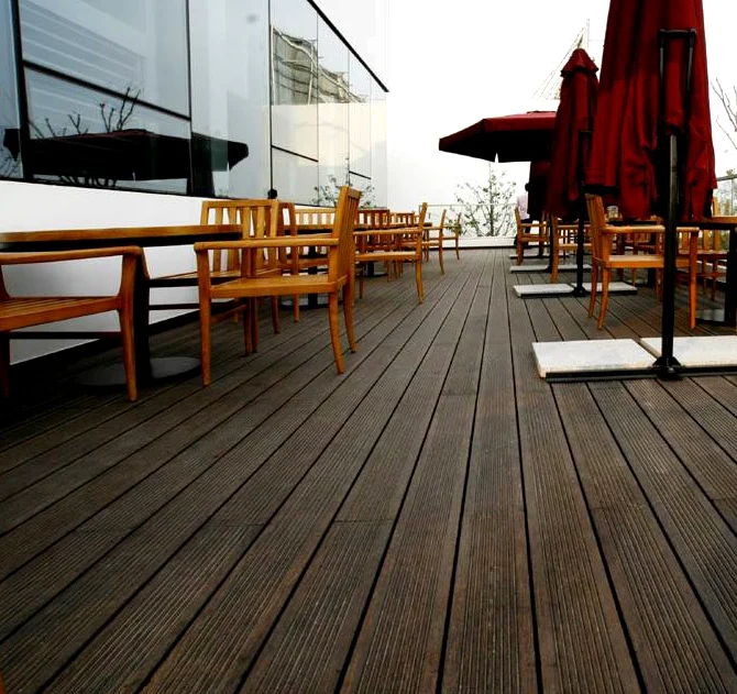 Exterior Carbonized Bamboo Flooring Outdoor Bamboo Decking