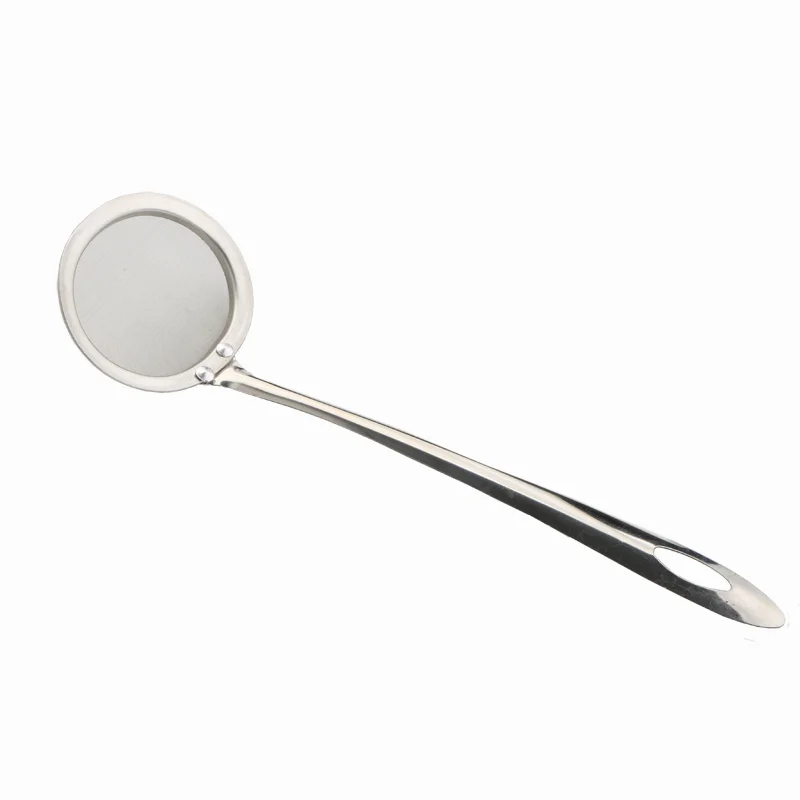 Oil Mesh Food Strainer Flour Sieve Stainless Steel Colander for Kitchen