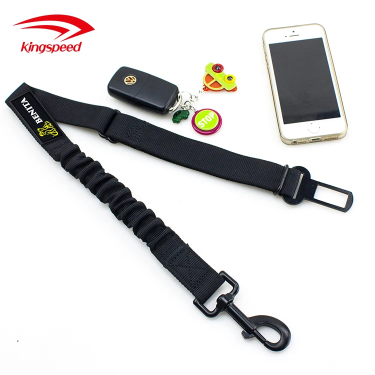 Amazon Hot Sale Adjustable Pet Dog Cat Car Seat Belt Safety Seatbelt Leash with Elastic Buffer Bungee
