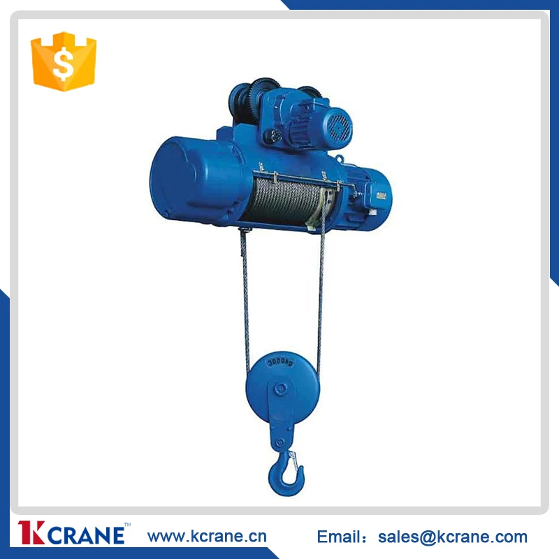 Rope hoist winch