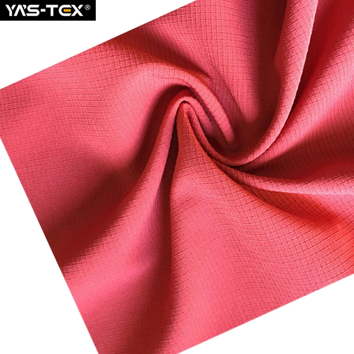 
Shaoxing dacron fabric stretch water repellent fabric plain weave fabric for sportswear mountaineering equipment 
