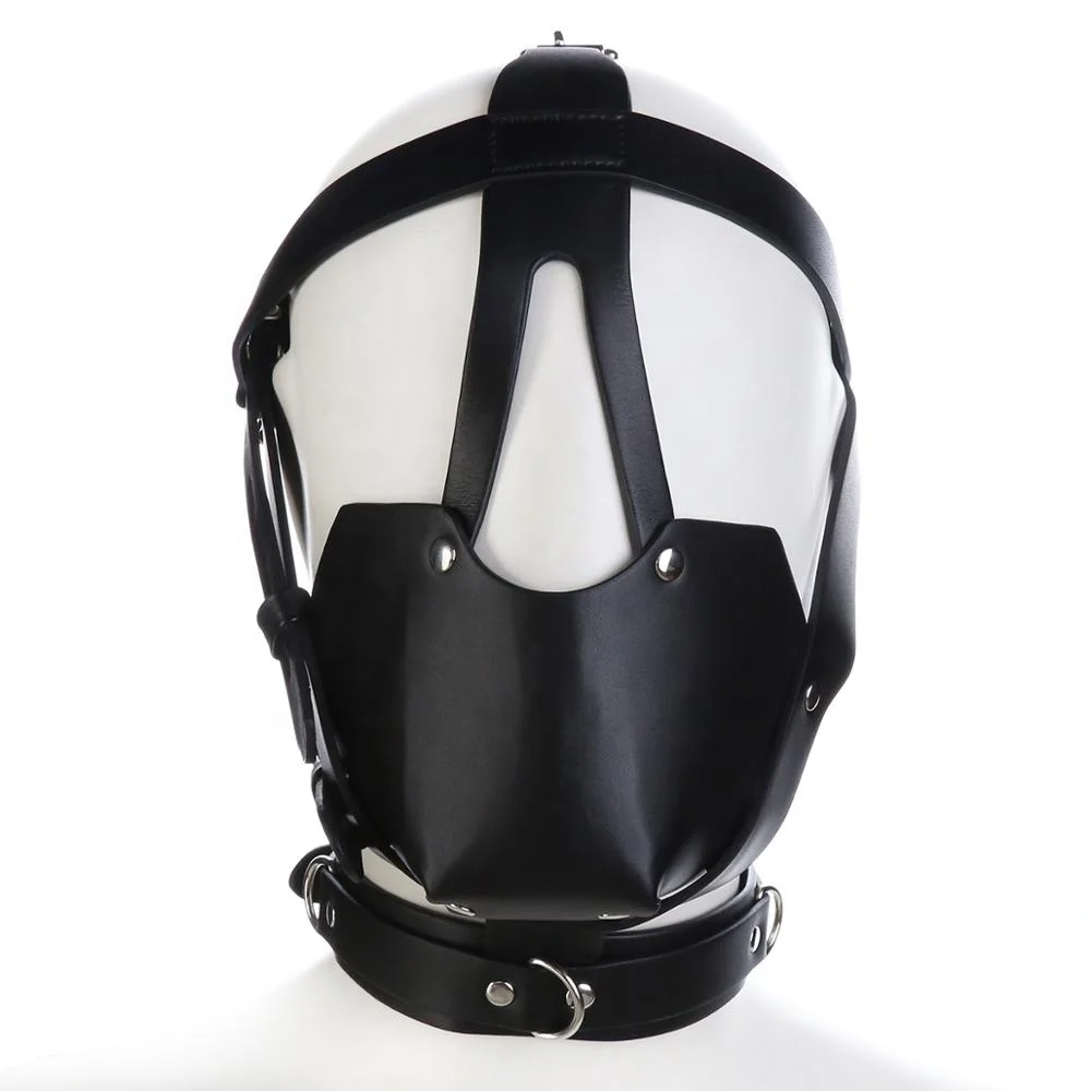 Factory BDSM Bondage Hood PVC Puppy Hood Leather Hood Eye Mask BDSM-Gear Fetish Mask Bondage Restraints