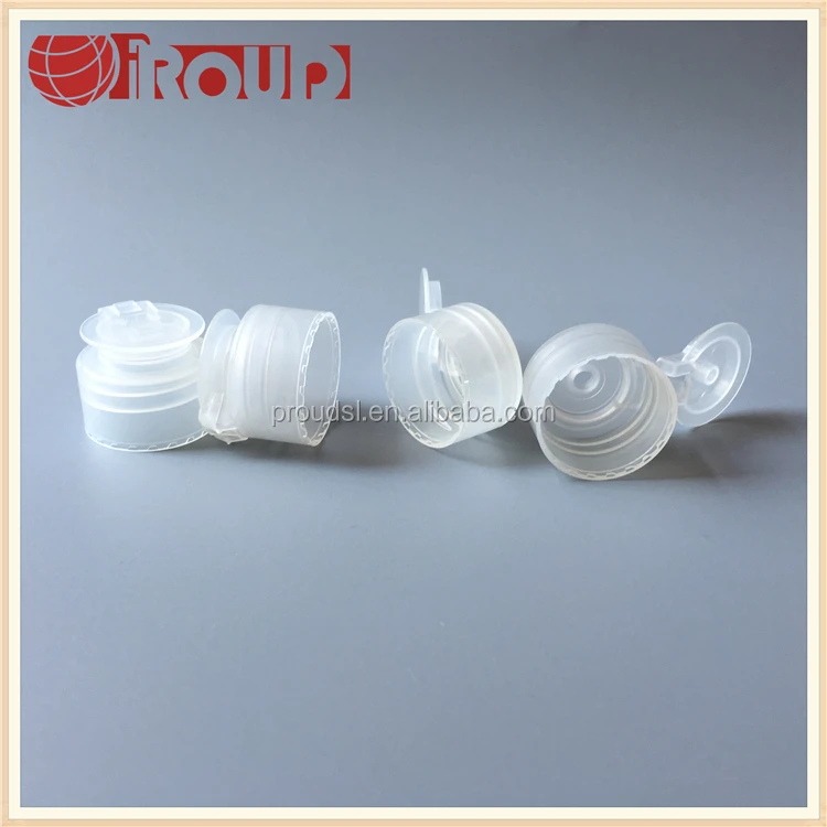 
flip top cap 28mm plastic shampoo bottle caps 