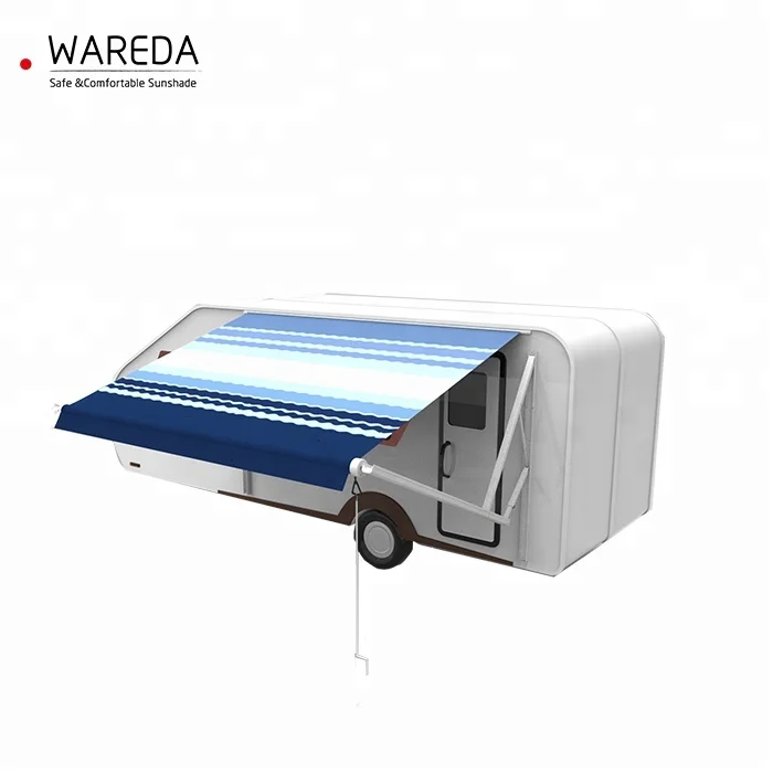 Caravan Accessories Motorized Roll Up Awning for Campervan