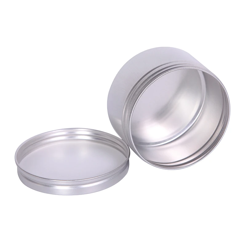 Tins Boxes Case Matte Glossy Aluminum with Transparent Window Canned Food
