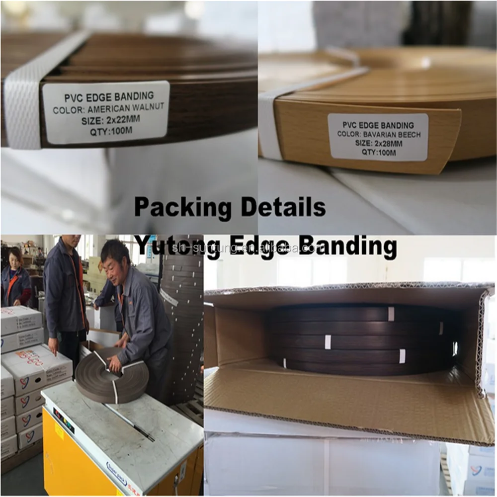 high gloss acrylic panel pvc edging strip/rubber edge trim for table