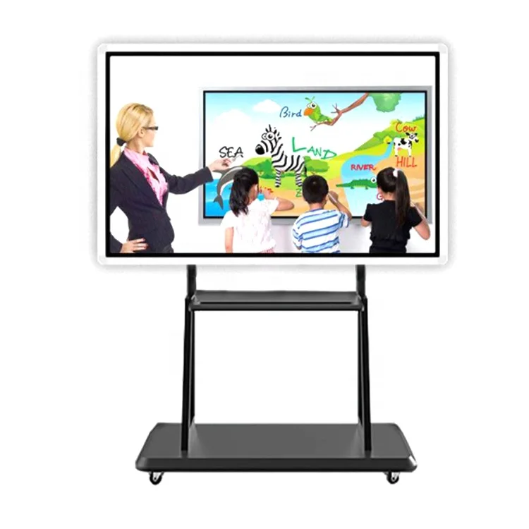 
65 Inch All In One Interactive Whiteboard with Infrared Touch Screen Interactive Whiteboard 