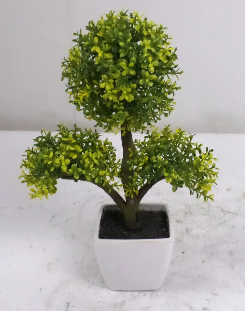  Высококачественное недорогое искусственное дерево podocarpus бонсай для украшения