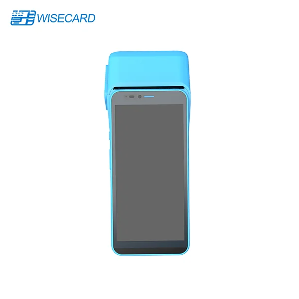 Wisecard WCT-T80 портативный Android 12 POS-терминал с сенсорным экраном Встроенный термопринтер и NFC кард-ридер