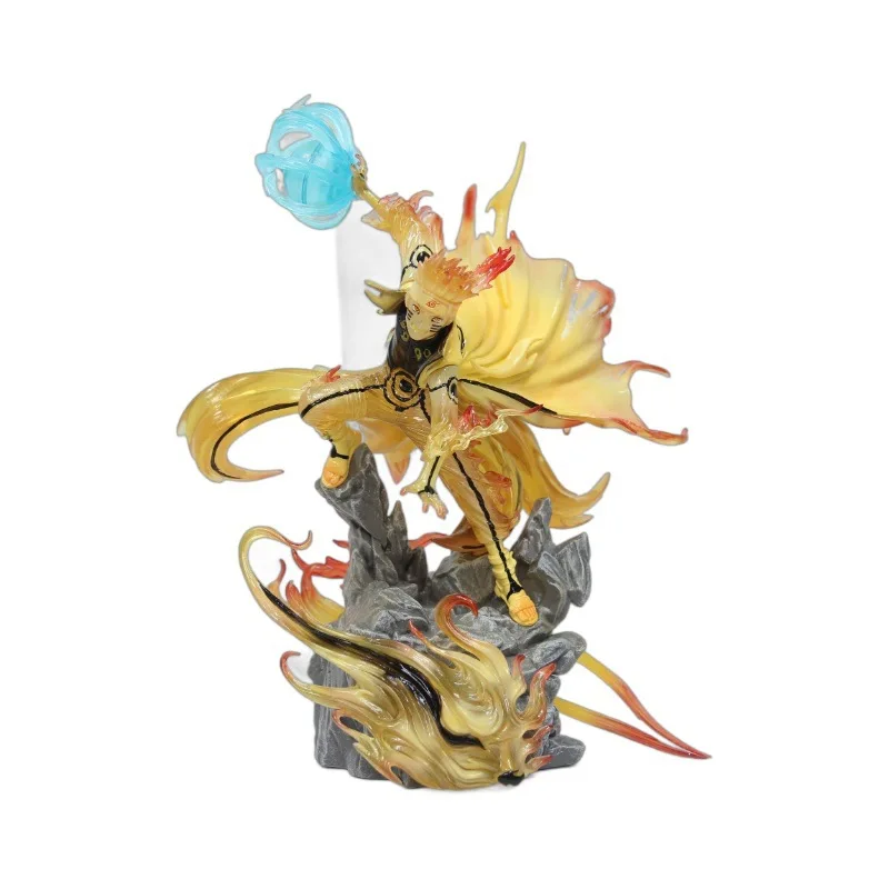 Japan Anime Kurama Uzumaki Narutos Action Figure Kyuubi Narutos Big Statue PVC Model Toy Statue for Collection