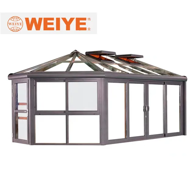 4 season winter gardens conservatory solarium windows garden house aluminum alloy glass sunlight room