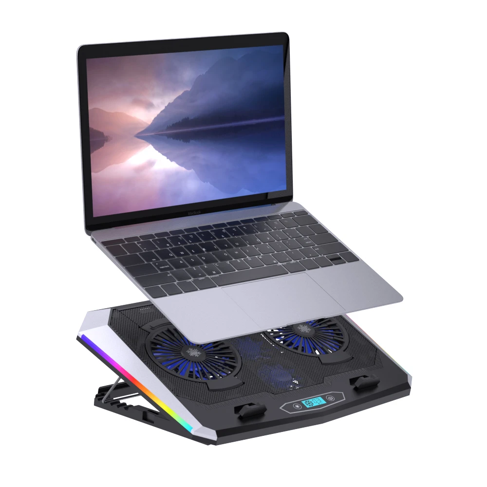 18 inch laptop cooler adjustable aluminum laptop stand Laptop  Cooling Pad