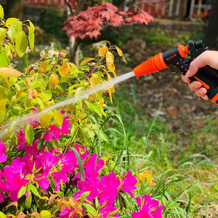 Сзади триггер сад ABS шланг высокого давления сопло однофункциональный водяной распылитель