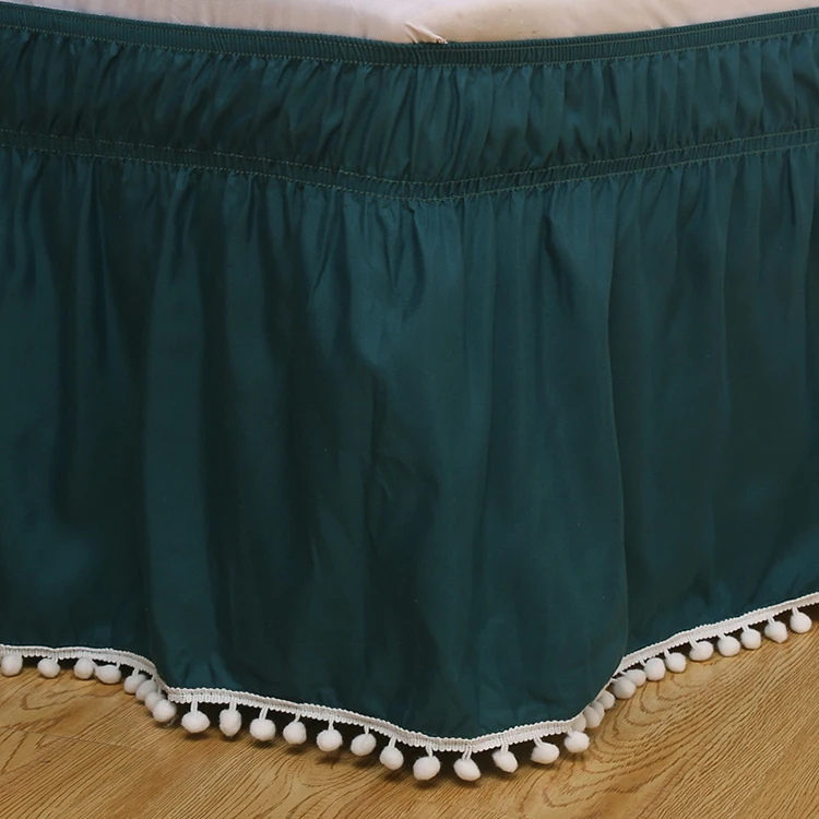 Cheap Hot Sale Soft Safety Customized Twin King Sheet Lace Bedding Skirt Set