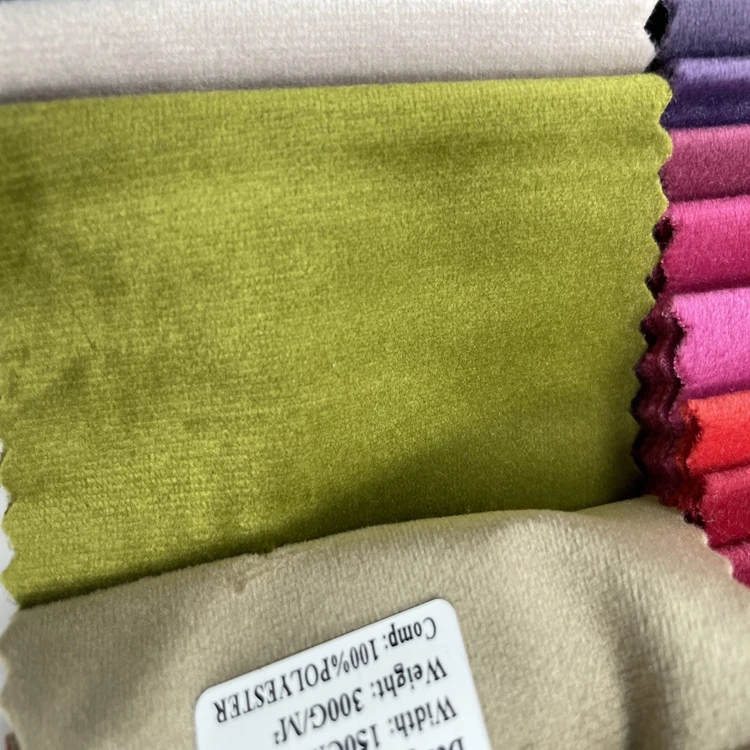 Wholesale China Supplier Upholstery Fabrics Holland Velvet Sofa Fabric For Furniture Velvet Sofa Textile