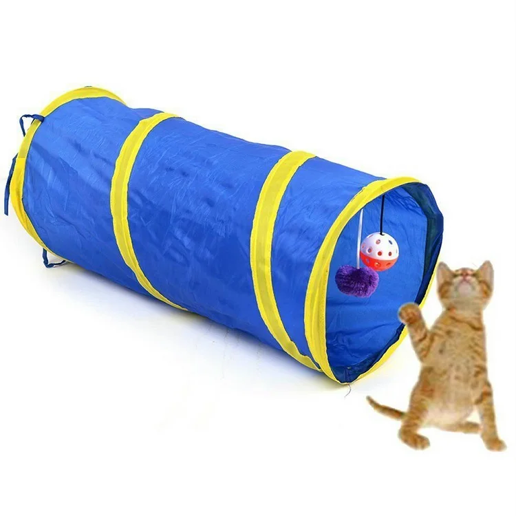 
Factory direct wholesale DIY splicing folded pet channel felt cat tunnel 