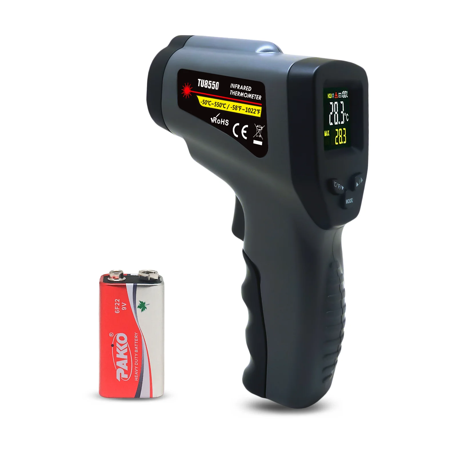 Thermometer  temperature gun smart ar glasses no contact promotional infrared thermometer thermometer for industry