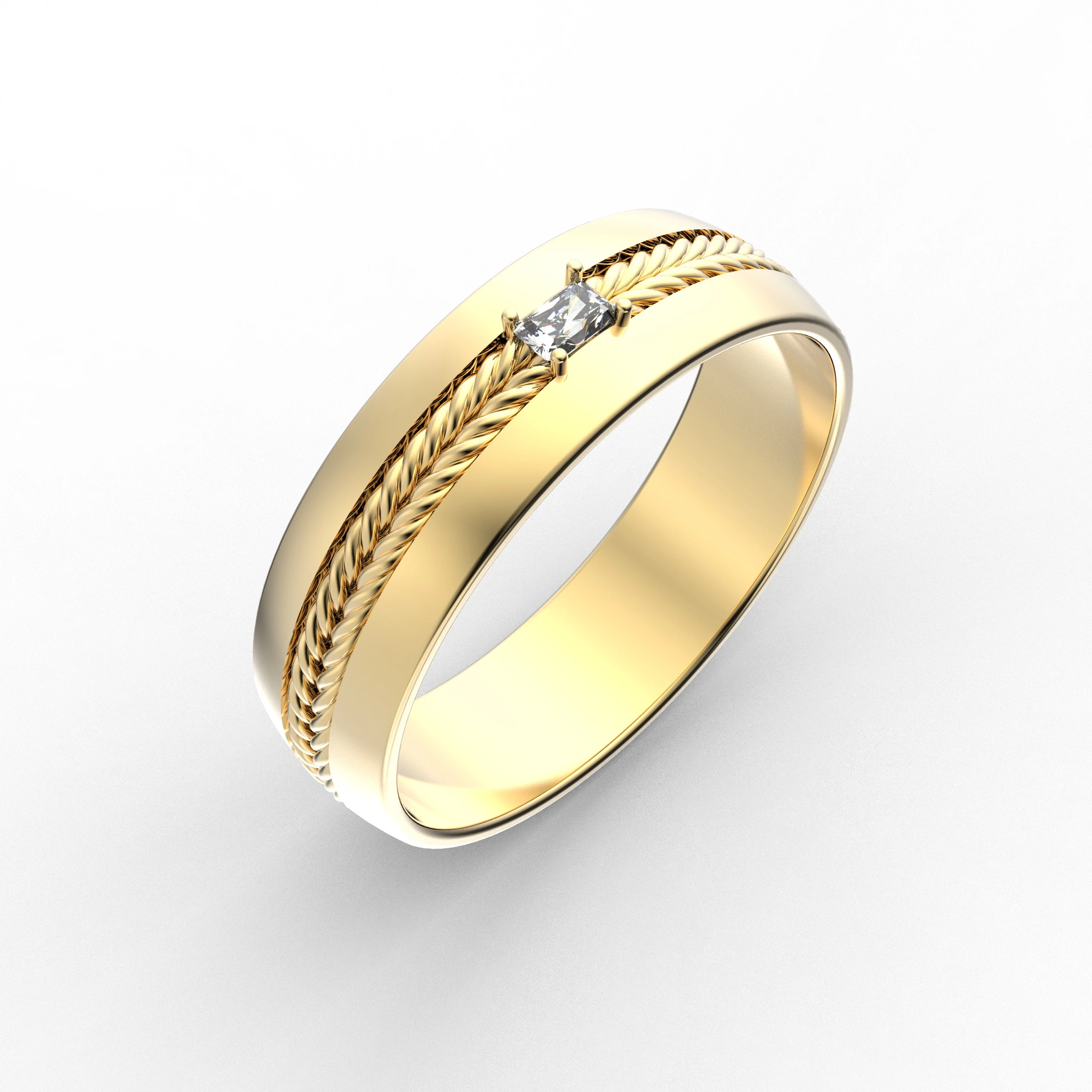 2025 Best design wedding Ring gold Real 10k 14K 18K Gold Ring Diamond moissanite for Men and Women gold jewelry customization