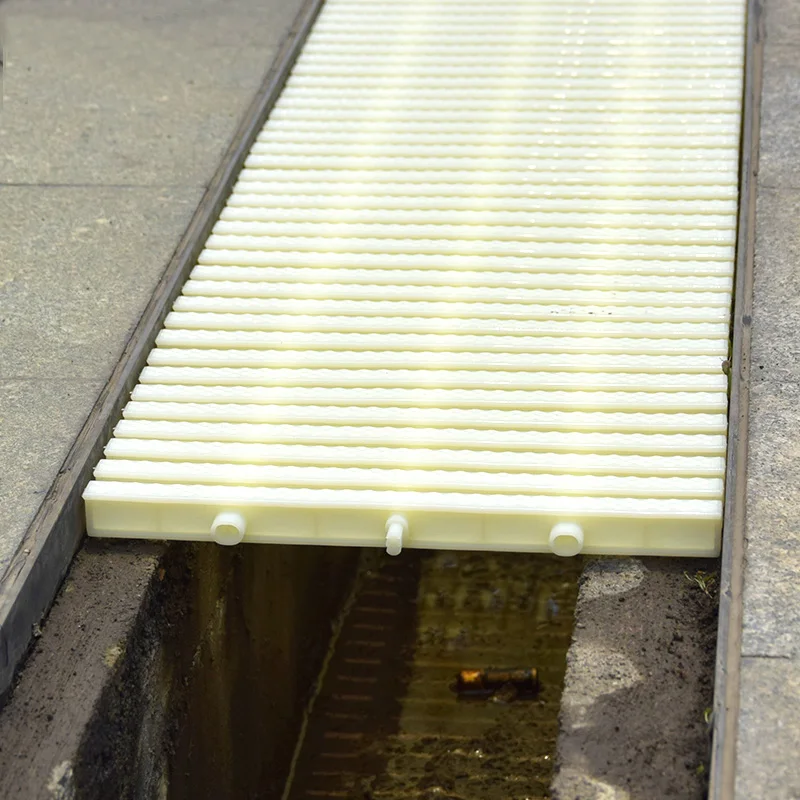 Cheap price PVC overflow swimming pool plastic grating