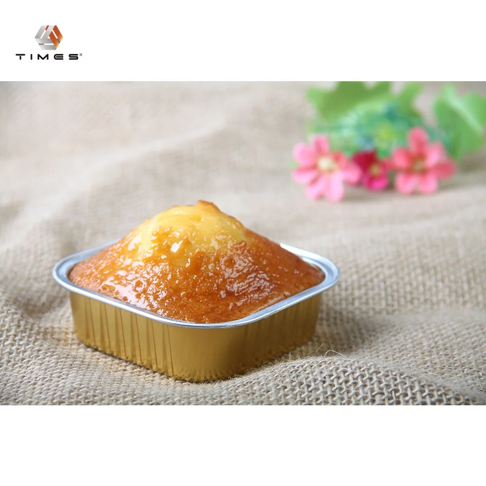 Food Service Kitchen Use for Desserts & Cakes Square Aluminium Foil Container Supplier