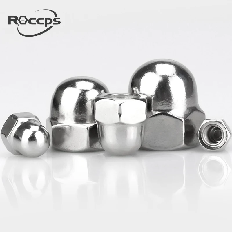 High quality DIN1587 hexagon domed cap nuts M8
