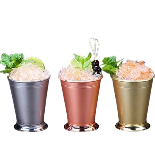 Silver Gold Copper Customized Bar Accessories Top Selling Solid 100% Pure Copper Mint Julep Cup
