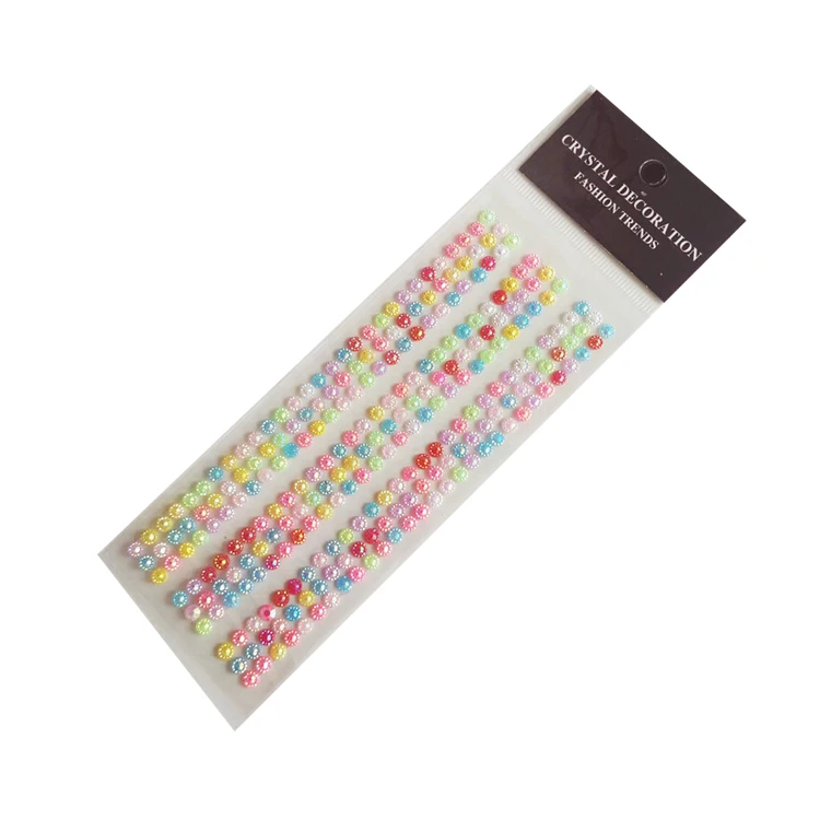 Wholesale colorful rhinestone DIY acrylic customized stone diamond decoration sticker